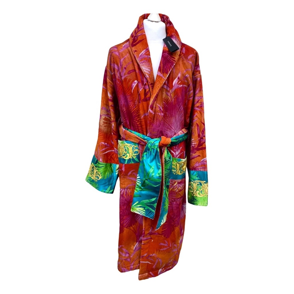 Versace Red and Green Robe